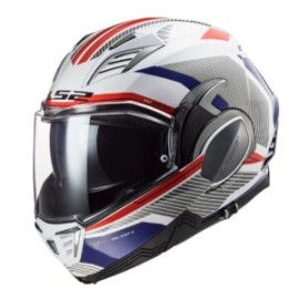 CASCO ABATIBLE LS2 VALIANT II REVO BCO/ROJ/AZL FF900