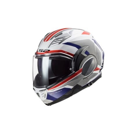CASCO ABATIBLE LS2 VALIANT II REVO BCO/ROJ/AZL FF900