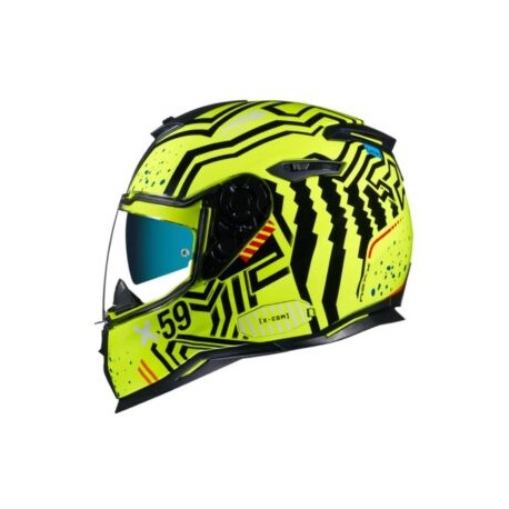 CASCO NEXX SX100 ENIGMA BLACK NEON