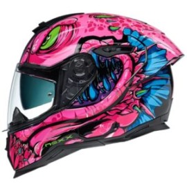 CASCO NEXX SX100R ABISAL PINK BLUE