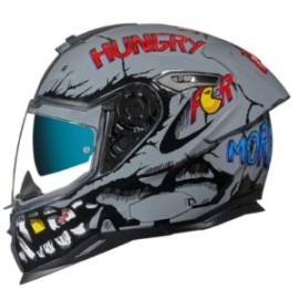 CASCO NEXX SX100R HUNGRY MILES NARDO GREY