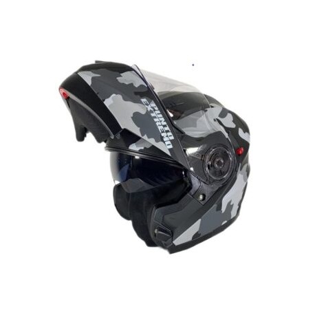 CASCO PUNTO EXTREMO ABATIBLE XR650 GRIS CAMO MATE