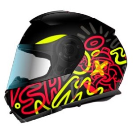 CASCO SHAFT ABATIBLE 3910 ART NEG/ROJ