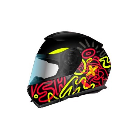 CASCO SHAFT ABATIBLE 3910 ART NEG/ROJ