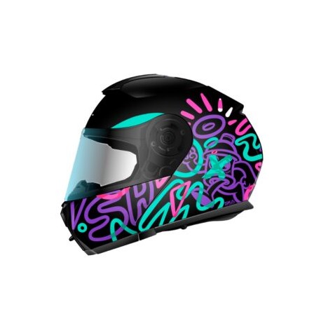 CASCO SHAFT ABATIBLE 3910 ART NGO/PURP