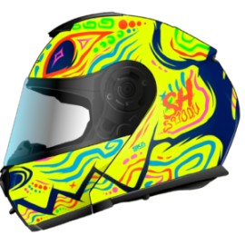 CASCO SHAFT ABATIBLE 3910 BEAST AMARILLO NEON