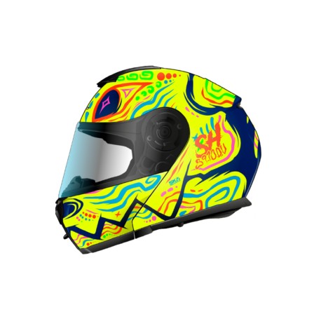 CASCO SHAFT ABATIBLE 3910 BEAST AMARILLO NEON