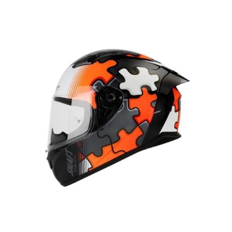 CASCO SHAFT INTEGRAL 582SP PUZZLE NARANJA NEON