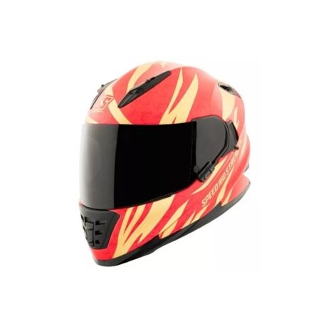 CASCO SS1600 CAT O HELL ROJO/DORADO