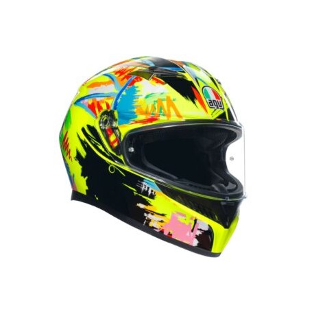 CASCO AGV K-3 ROSSI WINTER TEST 2019 CON PLK