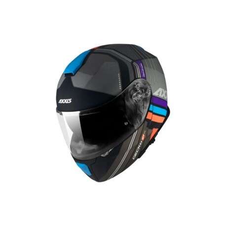 CASCO AXXIS ABATIBLE GECKO EPIC B1 BLACK