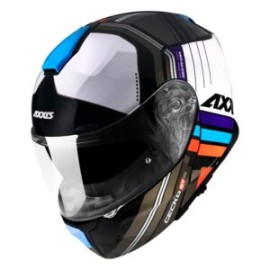 CASCO AXXIS ABATIBLE GECKO EPIC B7 BLUE