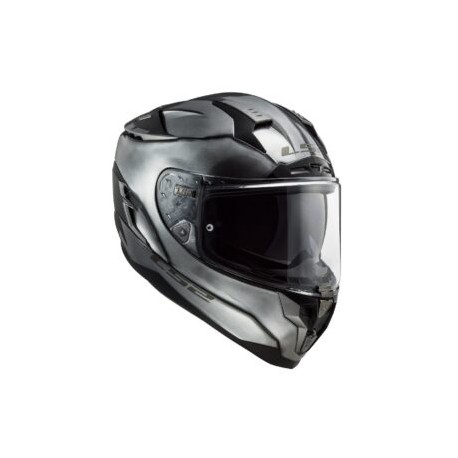 CASCO CERRADO LS2 CHALLENGER JEANS TITANIUM FF327