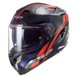 CASCO CERRADO LS2 CHALLENGER PROPELLER ROJ/AZL FF327
