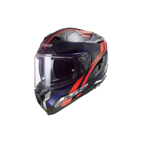 CASCO CERRADO LS2 CHALLENGER PROPELLER ROJ/AZL FF327