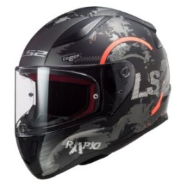 CASCO CERRADO LS2 RAPID CIRCLE TITANIUM/NJA FLUO FF353
