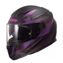 CASCO CERRADO LS2 STREAM LUX NGO/MATE/ROS FF320