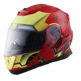 CASCO EDGE / MARVEL IRON MAN RED ABATIBLE