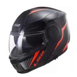 CASCO ABATIBLE LS2 SCOPE SKID NGO/ROJ FF902